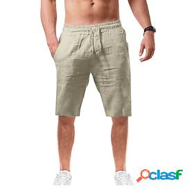 Mens Lightweight Casual Sporty Elastic Waistband Drawstring