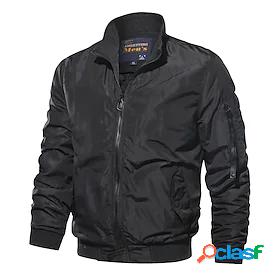 Men's Parka Jacket Fall Winter Daily Outdoor Regular Coat