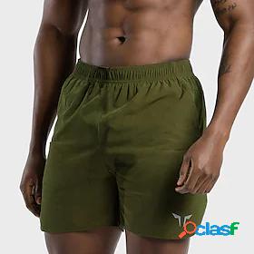 Mens Running Shorts Sports Outdoor Bottoms 2 in 1 Liner