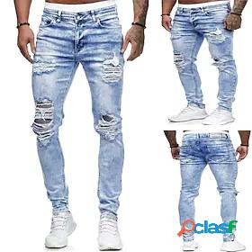 Men's Stylish Sporty Pants Jeans Trousers Full Length Pants