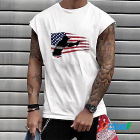 Mens Unisex T shirt Tee Graphic Prints National Flag Hot