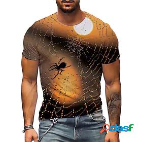 Men's Unisex T shirt Tee Graphic Prints Spider 3D Print Crew