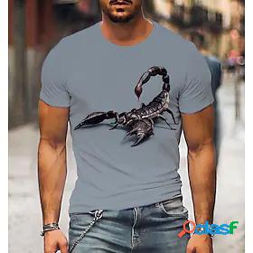 Mens Unisex Tee T shirt Tee Shirt Graphic Prints Scorpion 3D