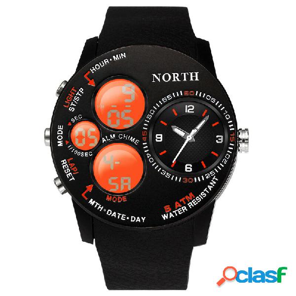 Moda casual da uomo orologio digitale 5ATM impermeabile