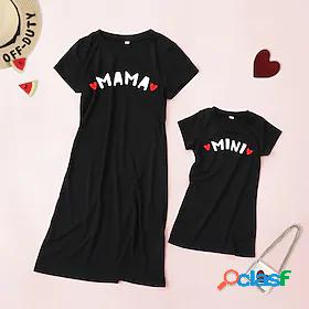 Mommy and Me Valentines Dresses Daily Heart Peace Letter