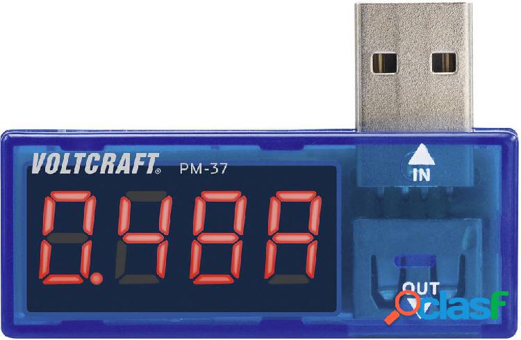 Multimetro per porta USB digitale VOLTCRAFT PM-37 CAT I
