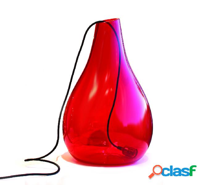 Nason Moretti Blob Alto Rosso con Montatura - Lampada da