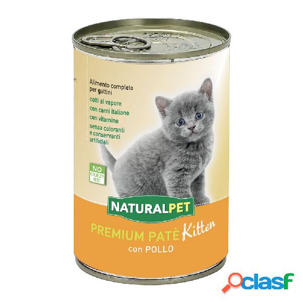 Naturalpet Premium Pate Kitten con pollo