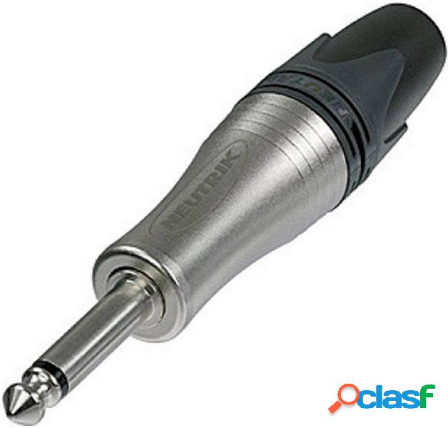 Neutrik NP2XL Jack 6.35 mm Spina dritta Poli: 2 Mono Argento