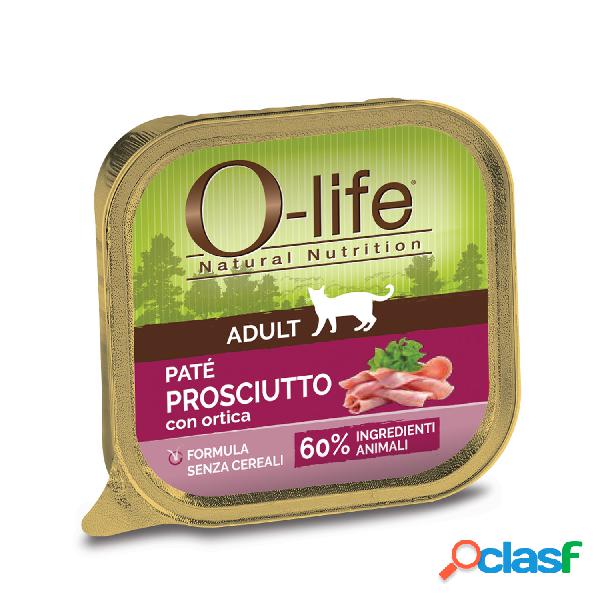 O-Life Cat Adult Patè Prosciutto con Ortica 85 gr