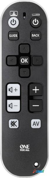 One For All TV Zapper URC6810 Universale Telecomando Nero,