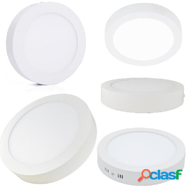 PANNELLO PLAFONIERA FARETTO FARO TONDO A LED 6-12-18-24 WATT