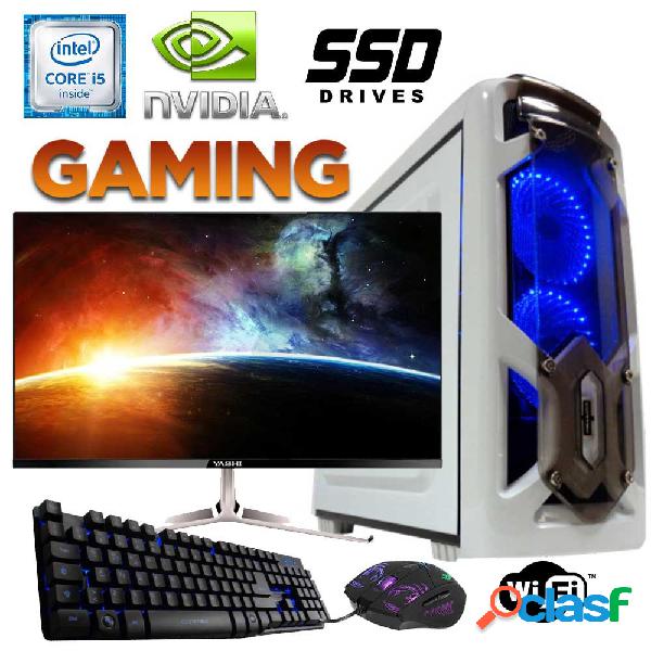 PC GAMING COMPLETO CORE i5 Ram 8GB SSD NVIDIA GT 1030