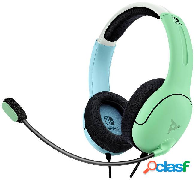 PDP 500-162-BLGR-EU Gaming Cuffie Over Ear via cavo Blu,