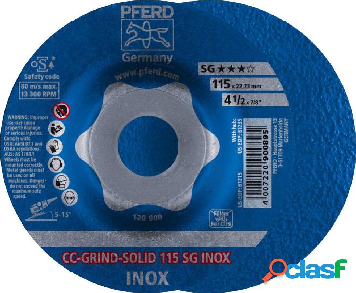 PFERD 64186115 Cc-Grind-Solid Sg Inox Disco di sgrossatura