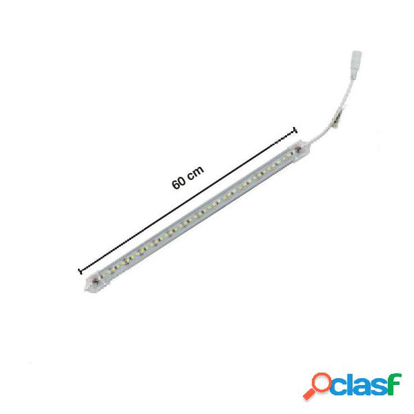 PROFILO ALLUMINIO COMPLETO DI LED 60CM 10W LUCE 6500K 3000K