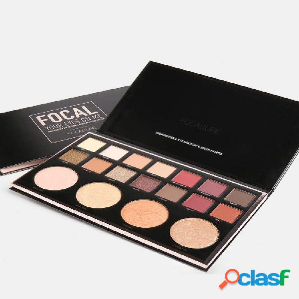 Palette di ombretti opachi a 18 colori Colore terra a lunga