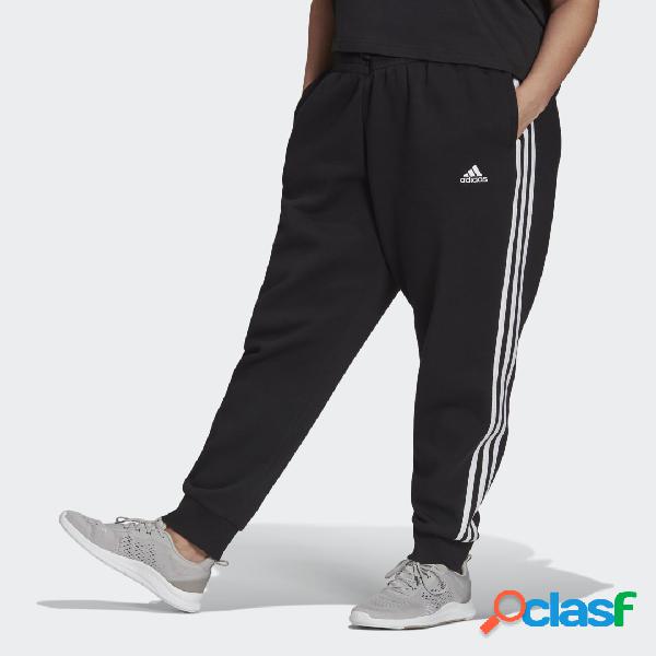 Pantaloni Essentials 3-Stripes Fleece (Curvy)