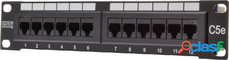 Patchpanel di rete Digitus 12 Porte DN-91512U CAT 5e 1 U