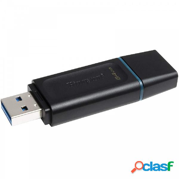 Pen Drive 64GB USB 3.2 Kingston Data Traveler Exodia
