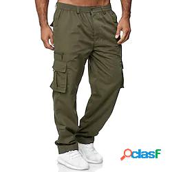 Per uomo Pantaloni cargo Pantaloni da escursione Militare