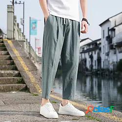 Per uomo Pantaloni da yoga Tasche laterali A cordoncino