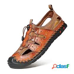 Per uomo Sandali Scarpe comfort Sandali da pescatore Sandali