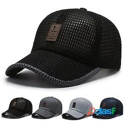 Per uomo Semplice Cappellino da baseball Da giorno Esterno