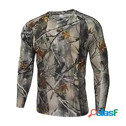 Per uomo T-shirt da escursione T-shirt da caccia Maglietta