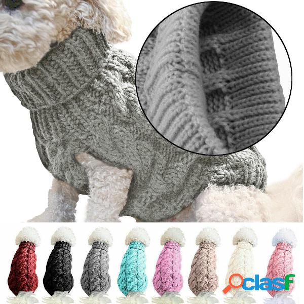 Pet Vest Jacket Pet Knit Sweater Dog Cat Puppy Coat Vestiti