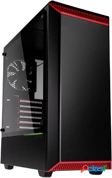 Phanteks Eclipse P300 Midi-Tower PC Case Nero, Rosso 1
