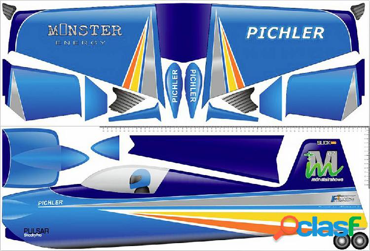 Pichler Slick 360 Blu Aeromodello a motore ARF 840 mm