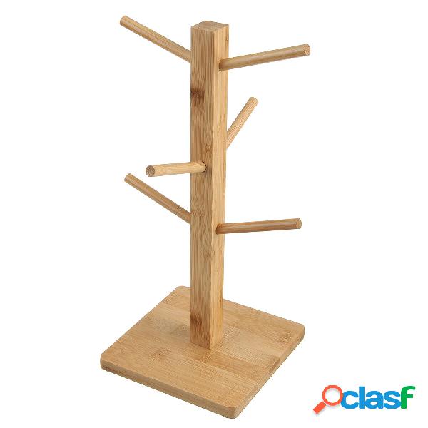 Portabicchieri in legno Tazza da tè Tazza di scarico