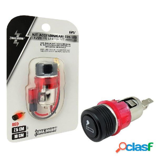 Presa di corrente Accendisigari con LED rosso - ZIM&MANN