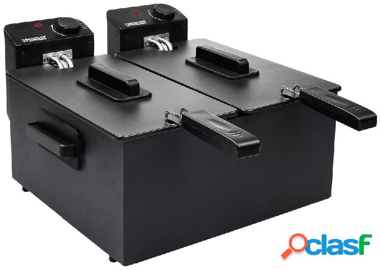 Princess 183028 Doppia friggitrice a zona fredda 2x 1800 W