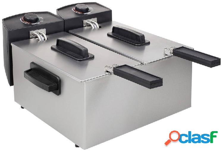 Princess 183123 Doppia friggitrice a zona fredda 2x 1800 W