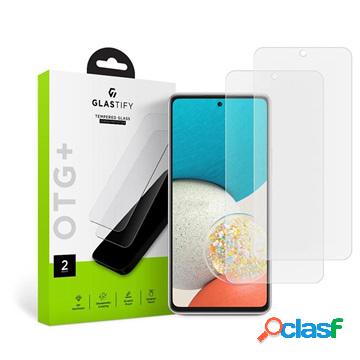 Proteggi Schermo Glastify OTG+ per Samsung Galaxy A53 5G - 2