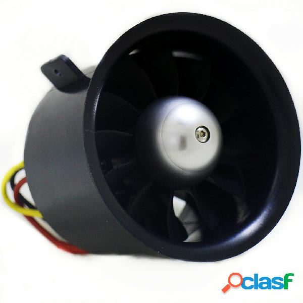 QTMODEL Ventola intubata EDF da 70 mm a 12 pale con motore