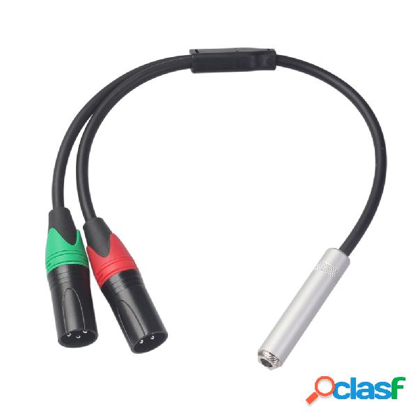 REXLIS TC031KY04-03 Cavo audio 6,35 mm femmina a doppio XLR
