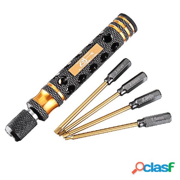 RJX 6,35 mm 4 in1 Hex cacciavite per RC Auto elicottero FPV