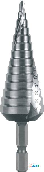 RUKO 101052H Punta a gradini 4 - 30 mm HSS Lunghezza totale