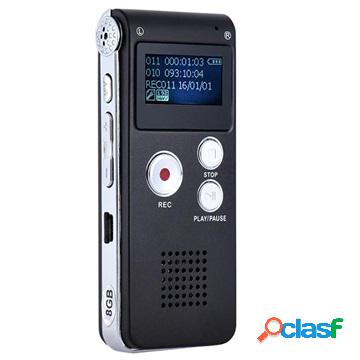 Registratore Vocale Digitale Portatile SK-012 - Nero