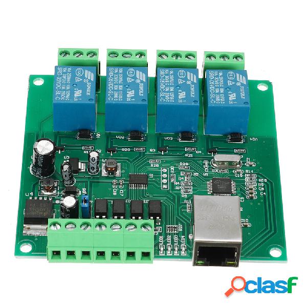 Relè a 4 canali UDP W5500 Controller di rete UDP RJ45
