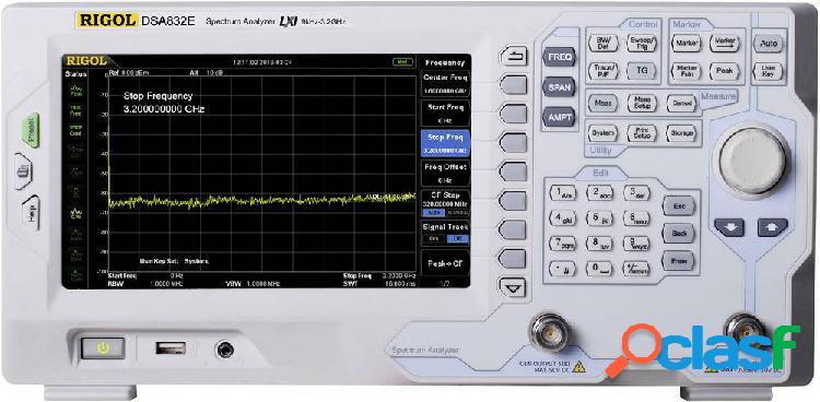 Rigol DSA832E-TG di fabbrica senza certificato