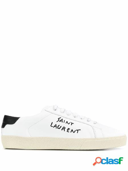 SAINT LAURENT SNEAKERS DONNA 61064908G109061 PELLE BIANCO