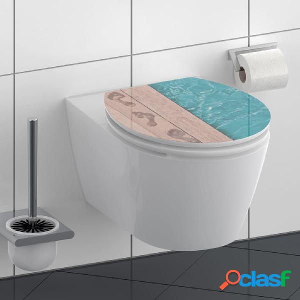 SCHÜTTE Tavoletta WC Lucida con Chiusura Rallentata