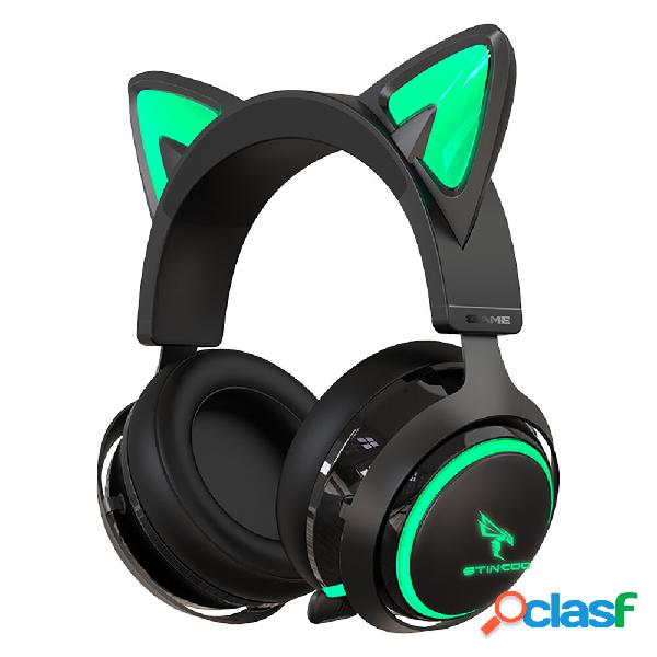 SOMiC GS510 Cat Orecchio Cuffie da gioco Black 3 Version con