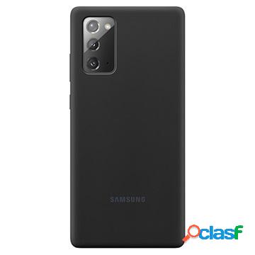 Samsung Galaxy Note20 Silicone Cover EF-PN980TBEGEU - Nera