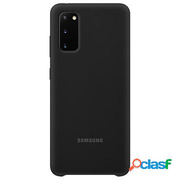 Samsung Galaxy S20 Silicone Cover EF-PG980TBEGEU - Nera