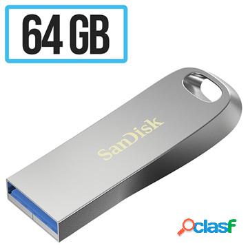 SanDisk Cruzer Ultra Luxe Flash Drive - SDCZ74-064G-G46 -